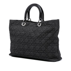 Extra Large Denim Cannage Lady Dior