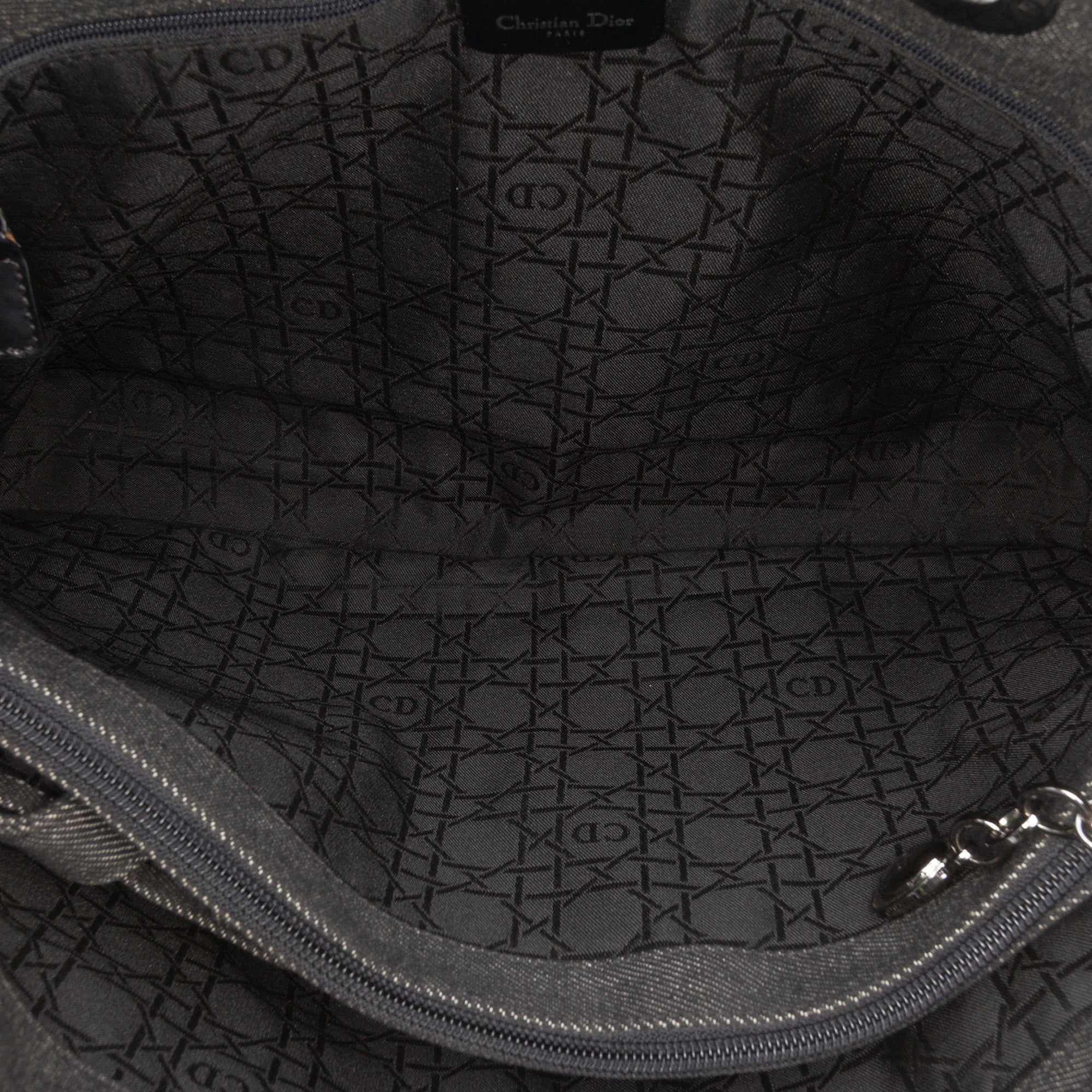 Extra Large Denim Cannage Lady Dior