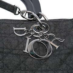 Extra Large Denim Cannage Lady Dior