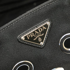 Small Canvas Canapa Grommet Satchel
