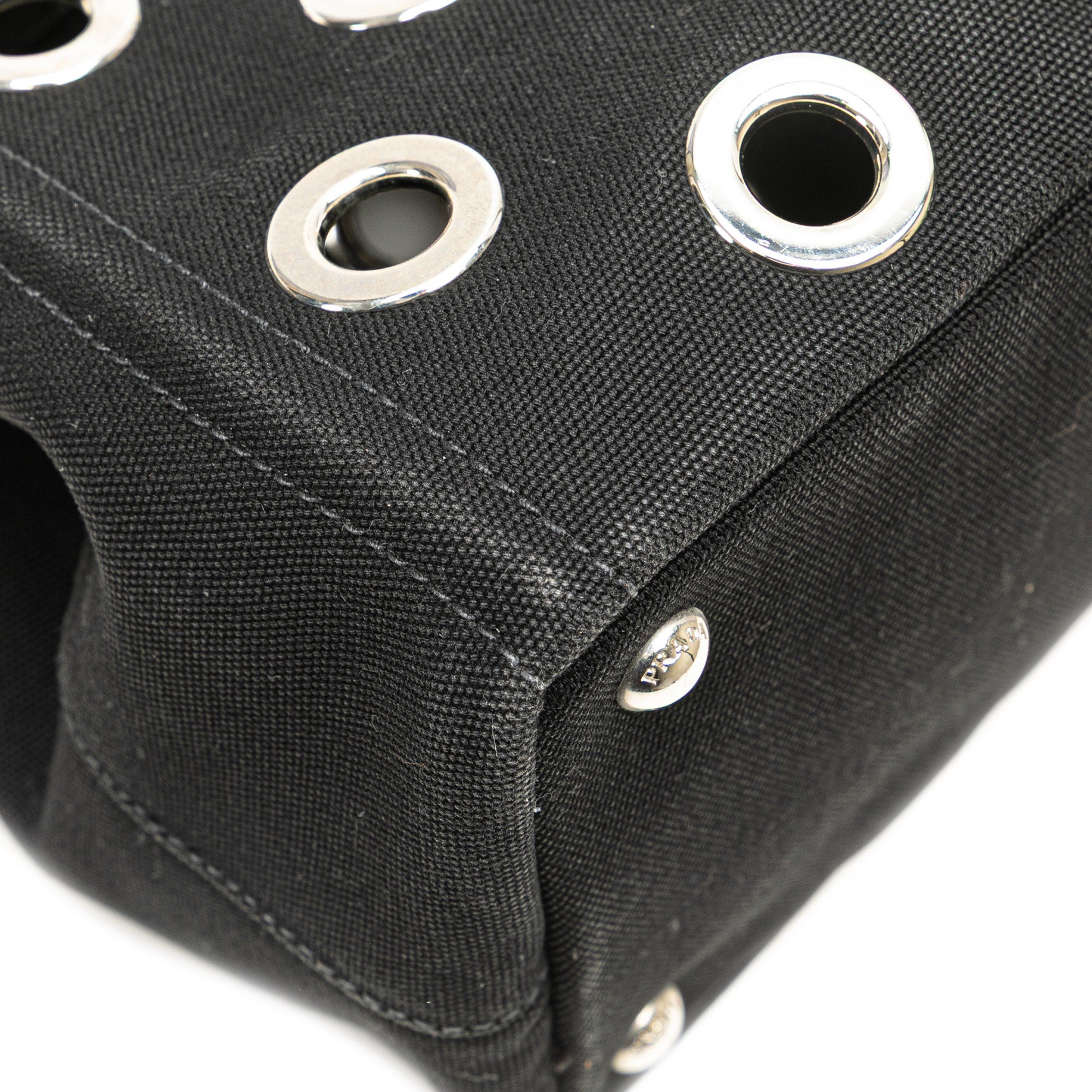 Small Canvas Canapa Grommet Satchel