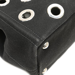 Small Canvas Canapa Grommet Satchel