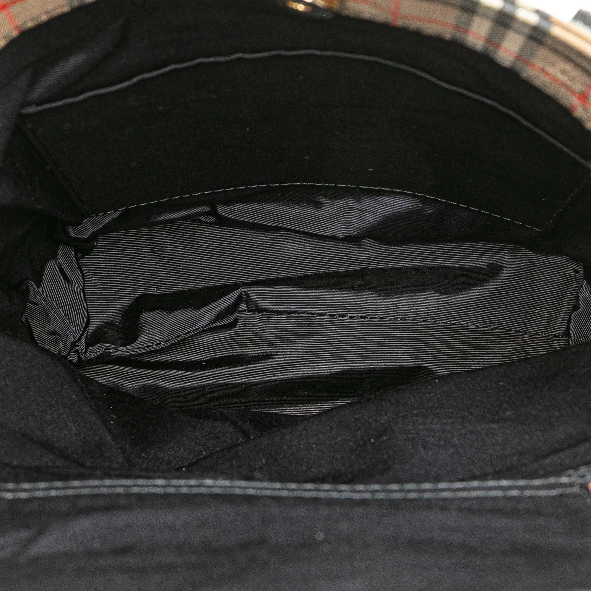Haymarket Check Canvas Tote