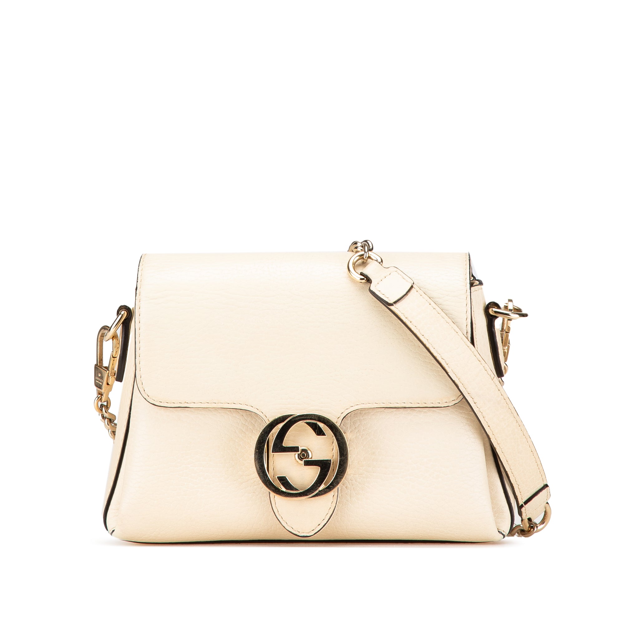 Small Dollar Calfskin Interlocking G Crossbody