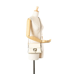 Small Dollar Calfskin Interlocking G Crossbody