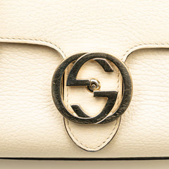 Small Dollar Calfskin Interlocking G Crossbody