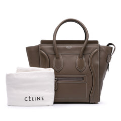 Micro Leather Luggage Tote