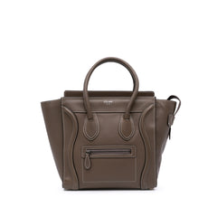 Micro Leather Luggage Tote