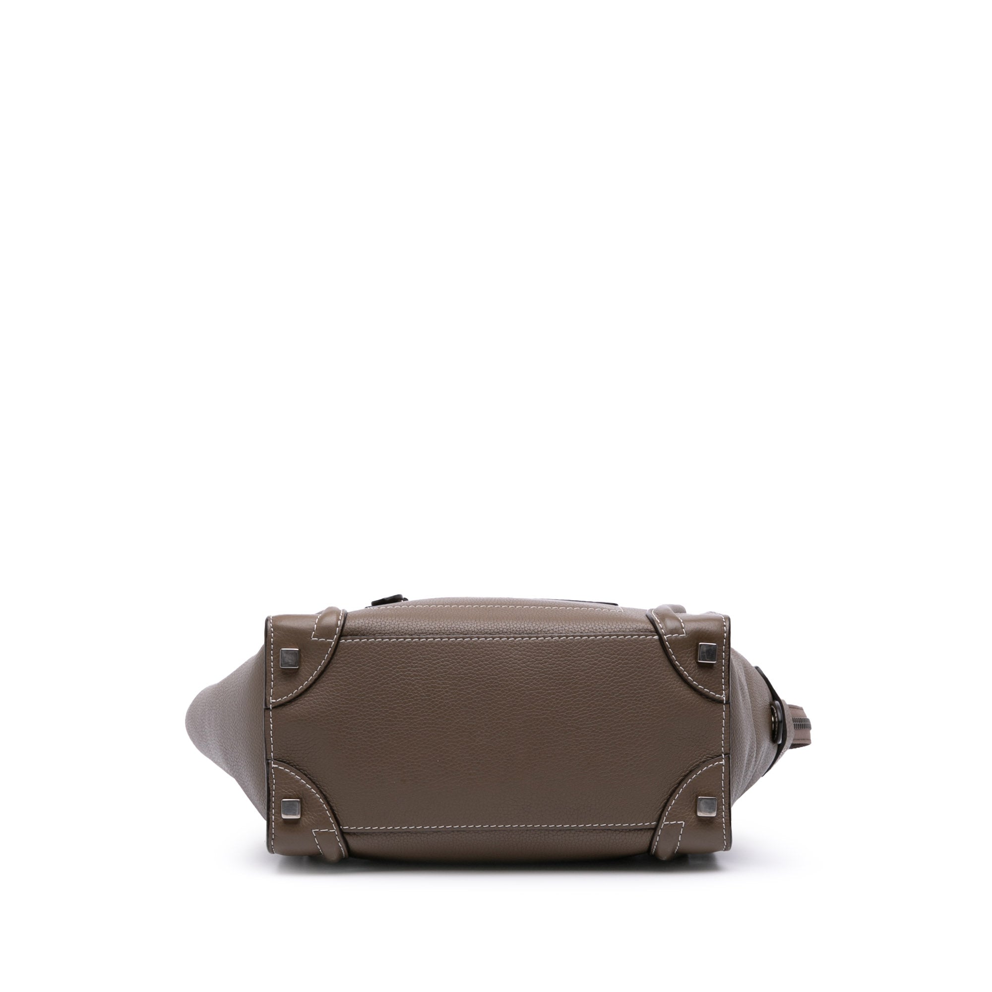 Micro Leather Luggage Tote
