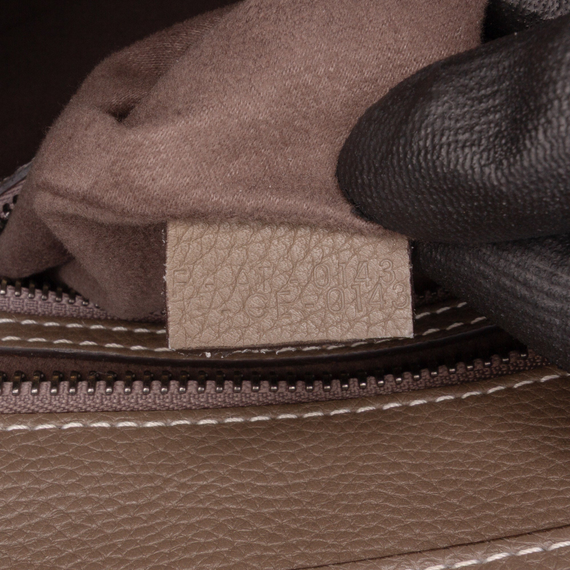 Micro Leather Luggage Tote