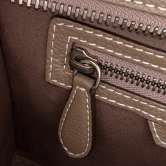 Micro Leather Luggage Tote