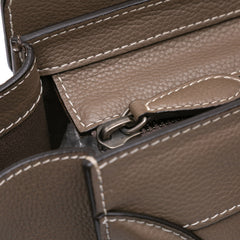 Micro Leather Luggage Tote