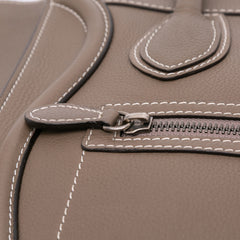 Micro Leather Luggage Tote