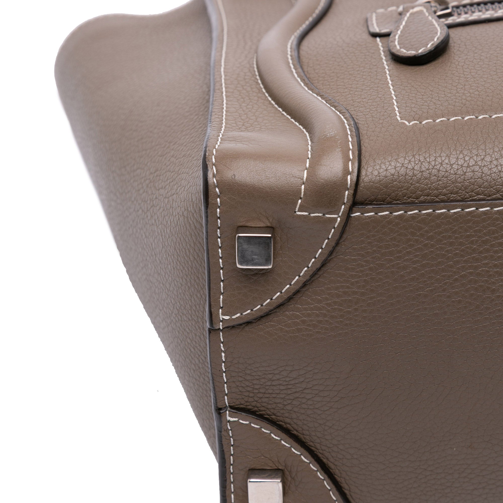 Micro Leather Luggage Tote