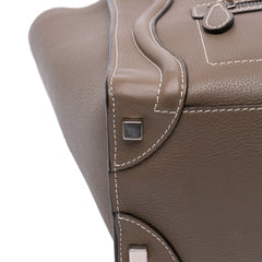 Micro Leather Luggage Tote
