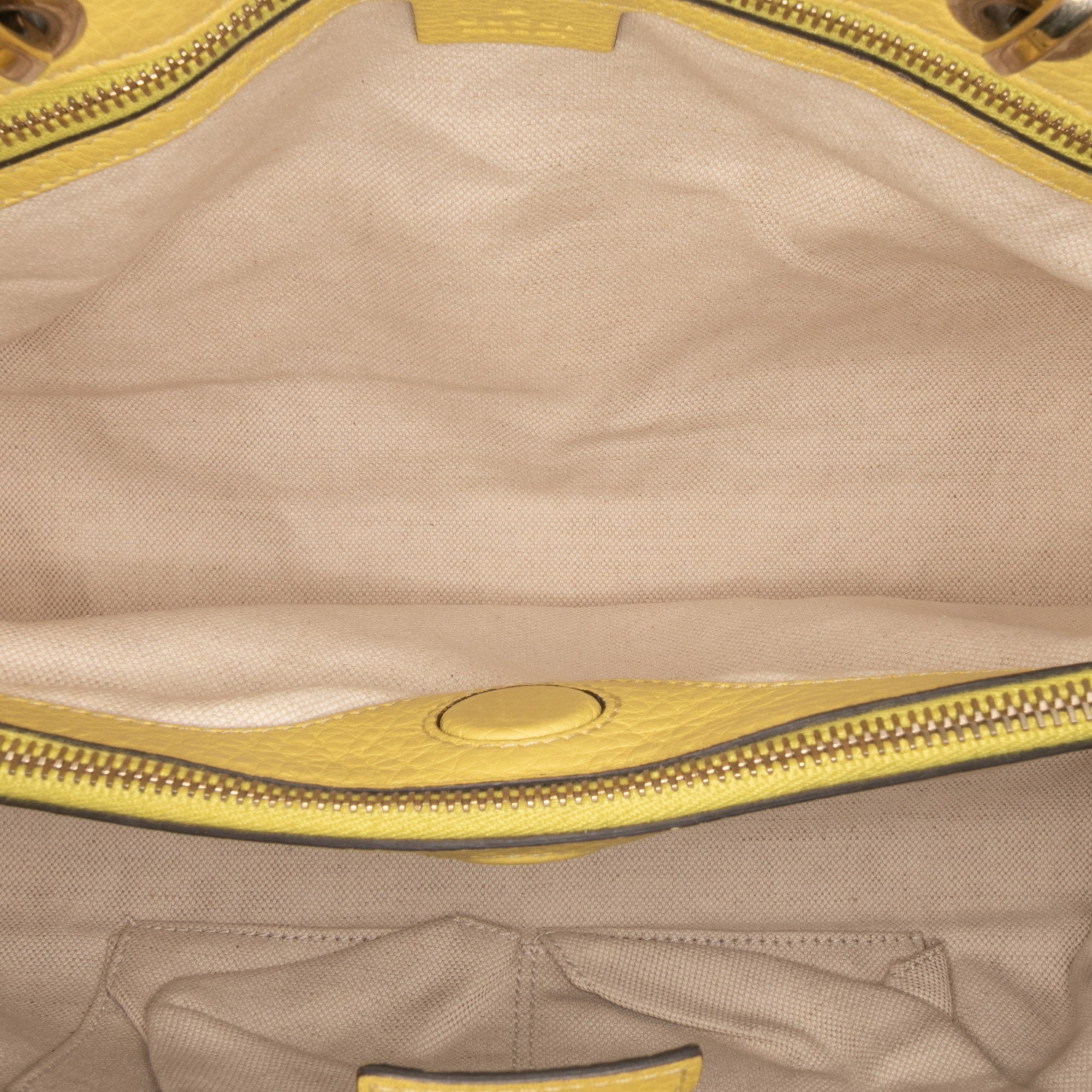 Medium Calfskin Bamboo Shopper Satchel
