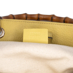 Medium Calfskin Bamboo Shopper Satchel