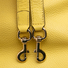 Medium Calfskin Bamboo Shopper Satchel