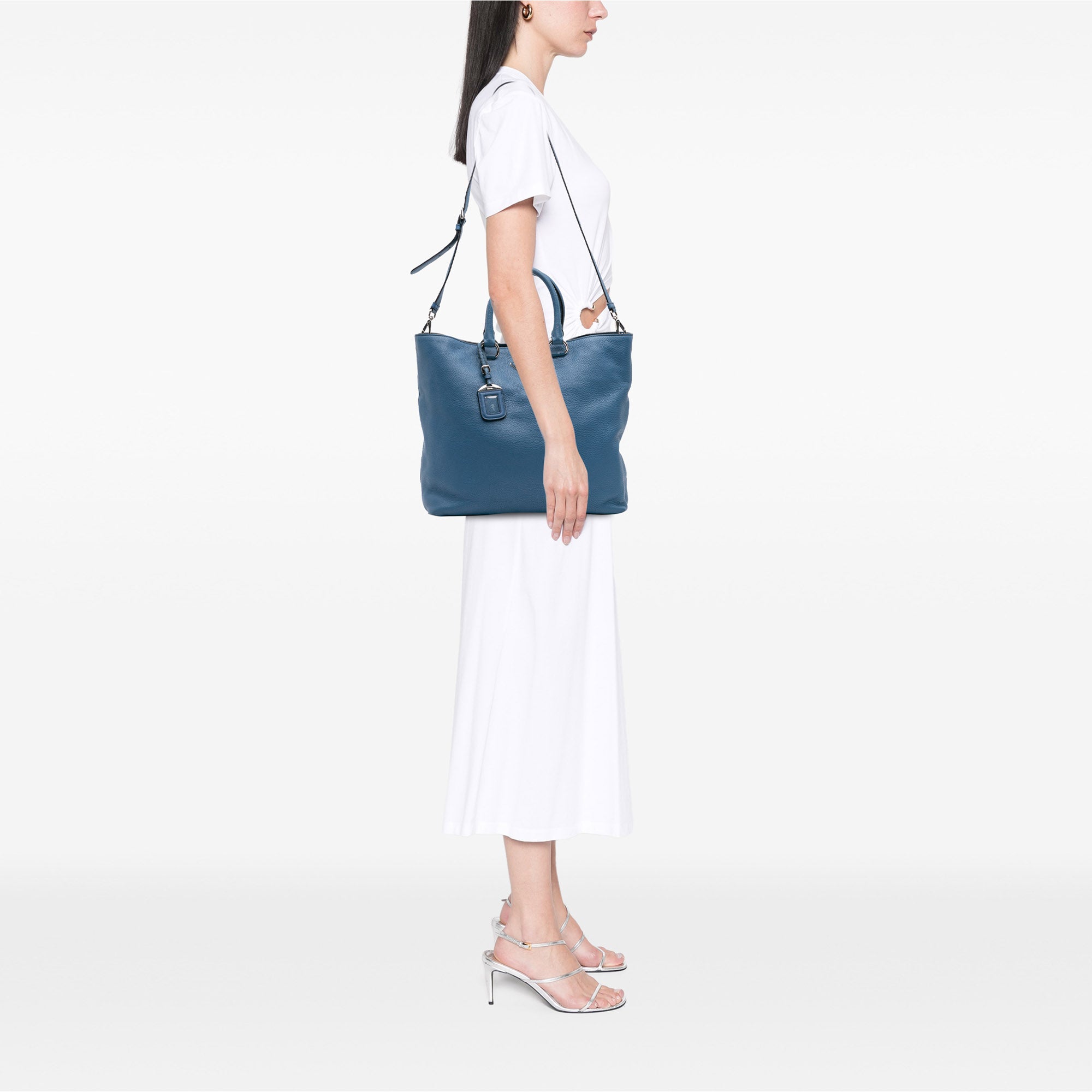 Vitello Daino Open Convertible Tote