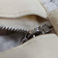 Small Tweed and Resin Zipped Shopping Bag