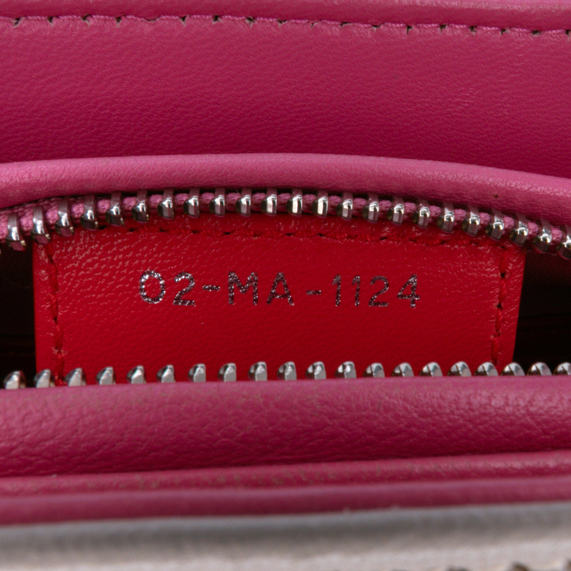Medium Tricolor Lambskin Macrocannage Stitched Lady Dior