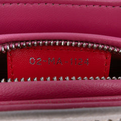 Medium Tricolor Lambskin Macrocannage Stitched Lady Dior