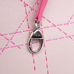 Medium Tricolor Lambskin Macrocannage Stitched Lady Dior