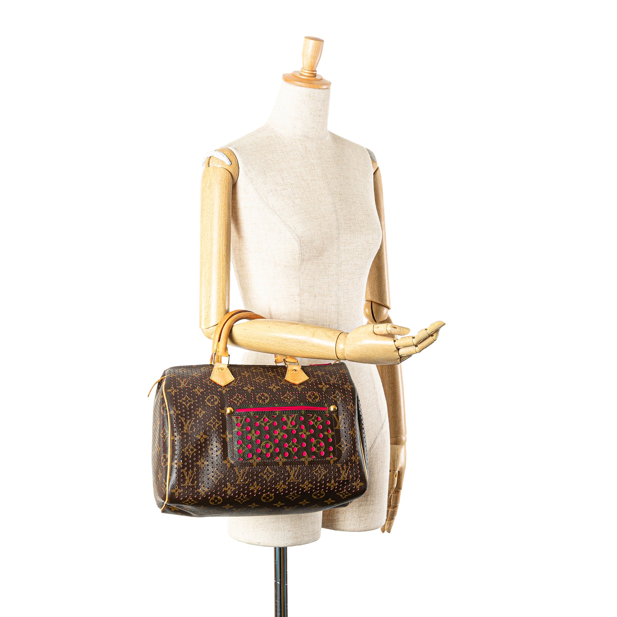Monogram Perforated Speedy 30