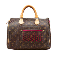 Monogram Perforated Speedy 30