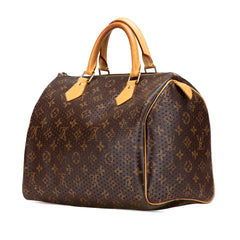 Monogram Perforated Speedy 30