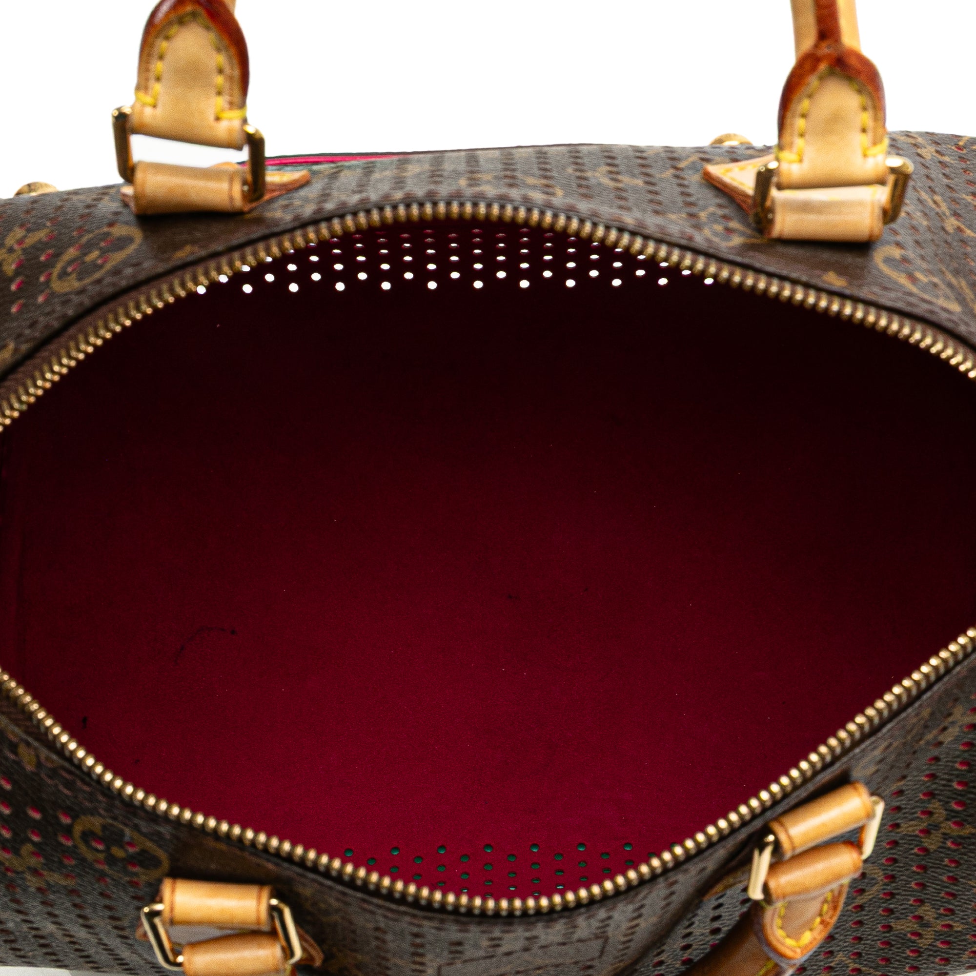 Monogram Perforated Speedy 30