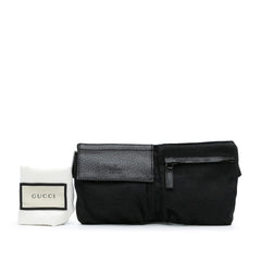 GG Canvas Double Pocket Belt Bag