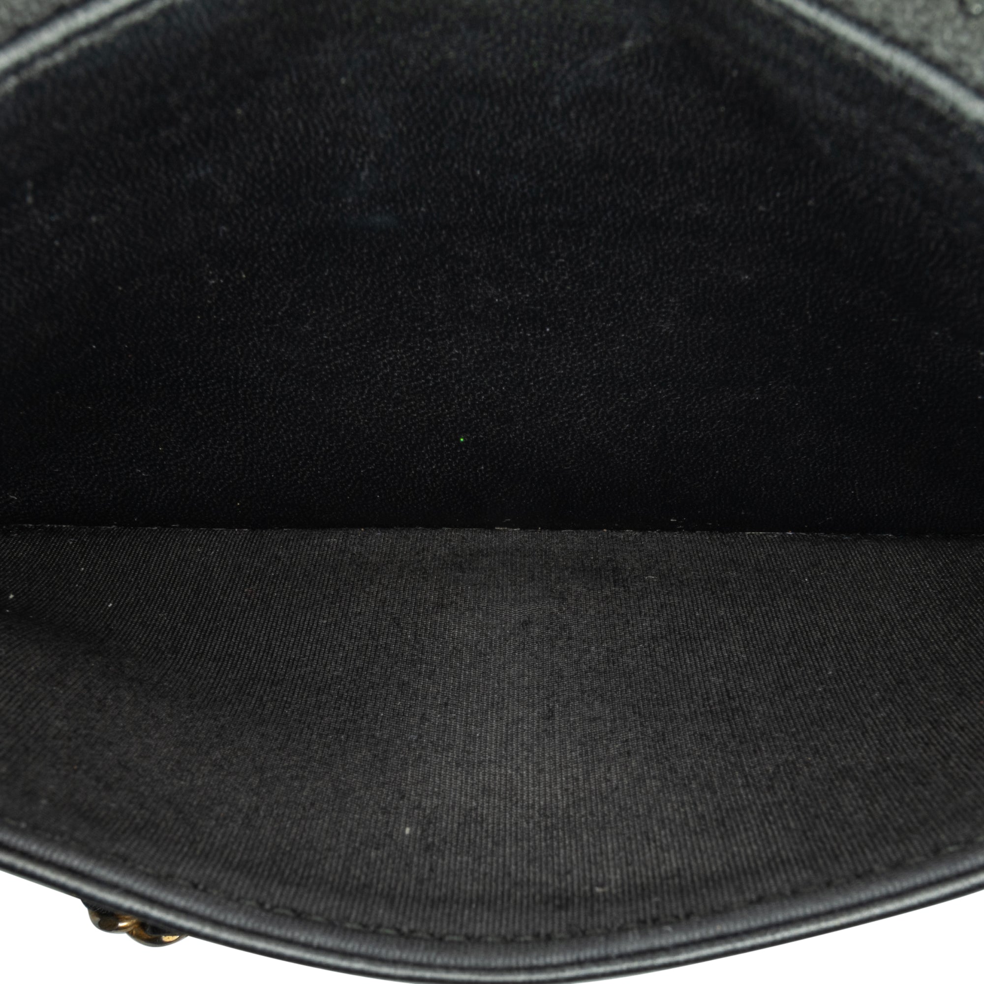 Pleated Crumpled Chevron Le Boy Wallet On Chain