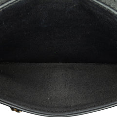 Pleated Crumpled Chevron Le Boy Wallet On Chain