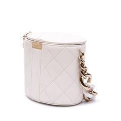 CC Lambskin Elegant Chain Vanity Case