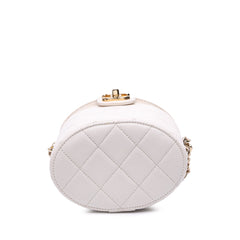 CC Lambskin Elegant Chain Vanity Case