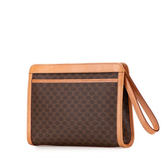 Macadam Coated Canvas Clutch