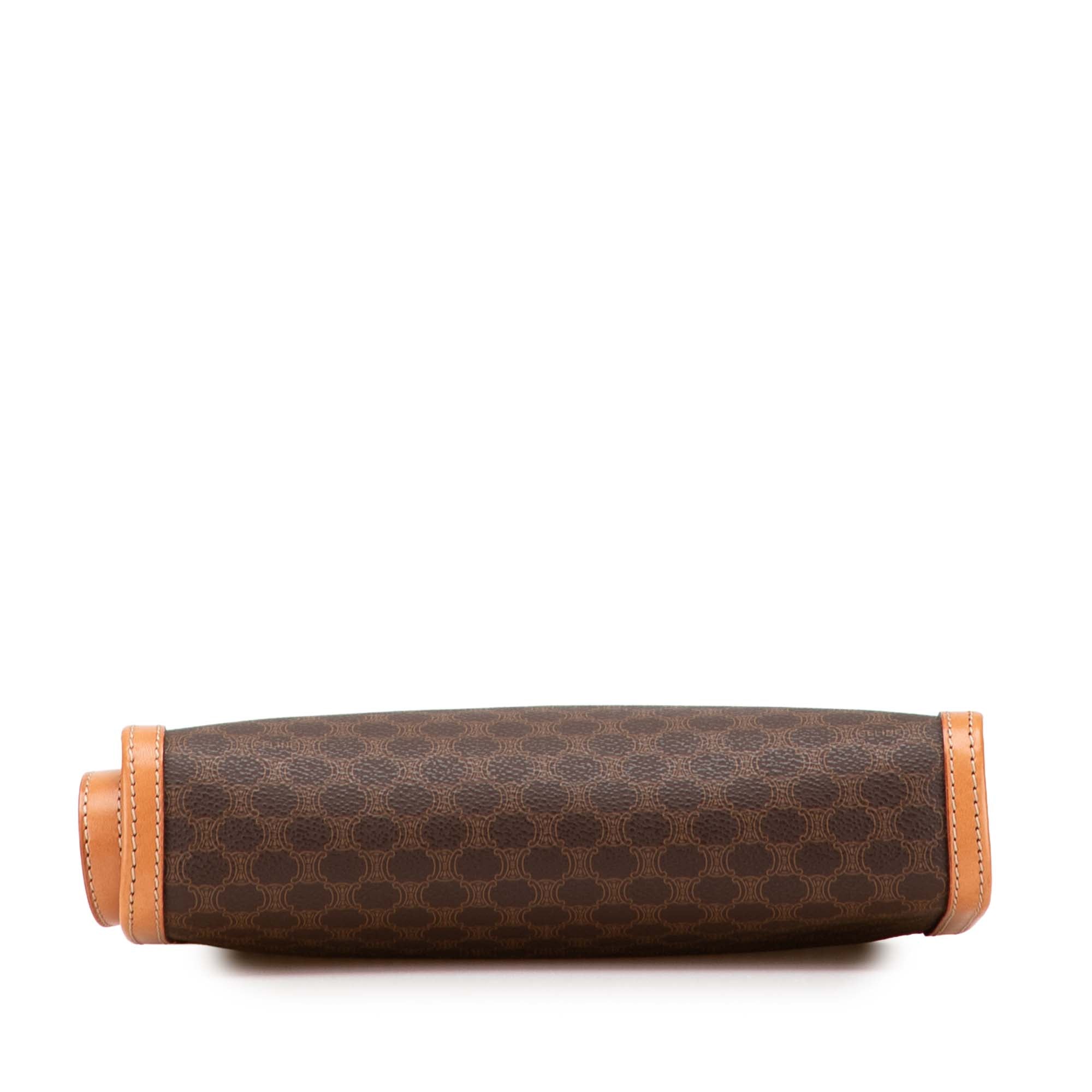 Macadam Coated Canvas Clutch