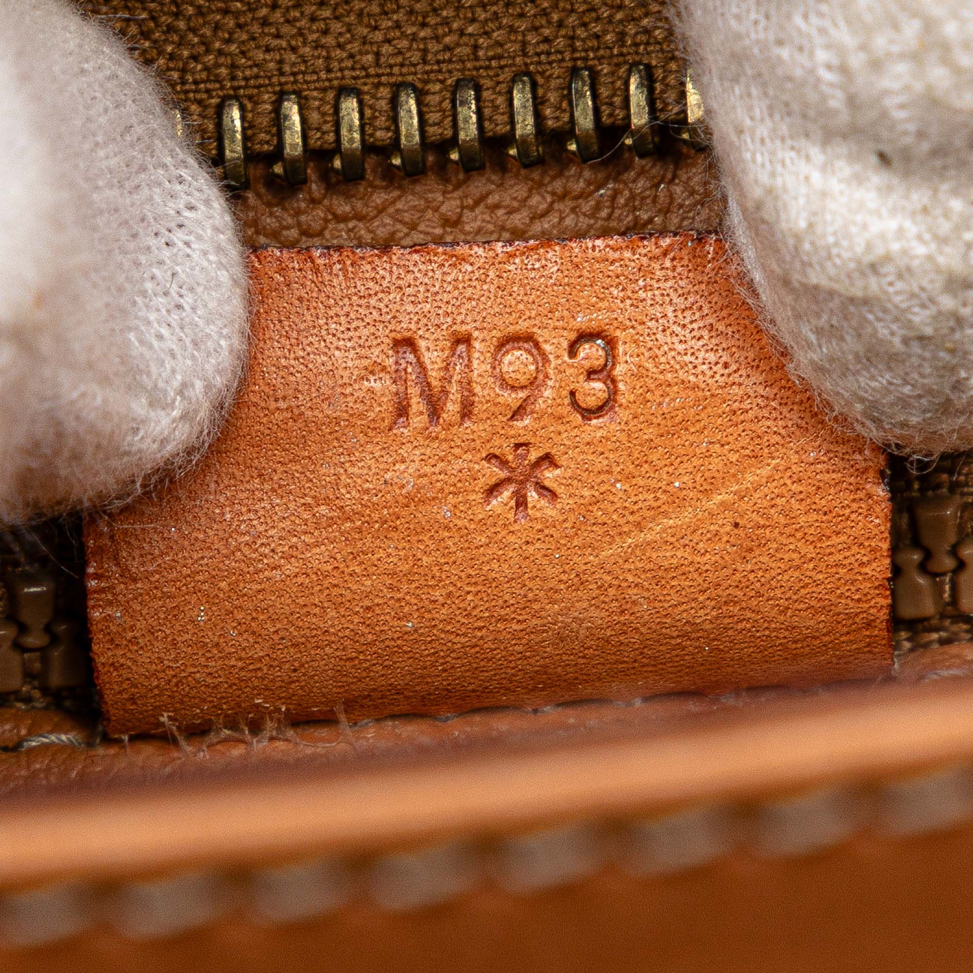Macadam Coated Canvas Clutch