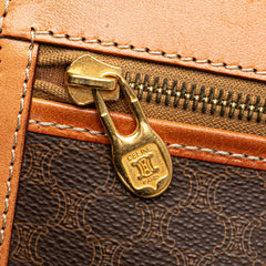 Macadam Coated Canvas Clutch