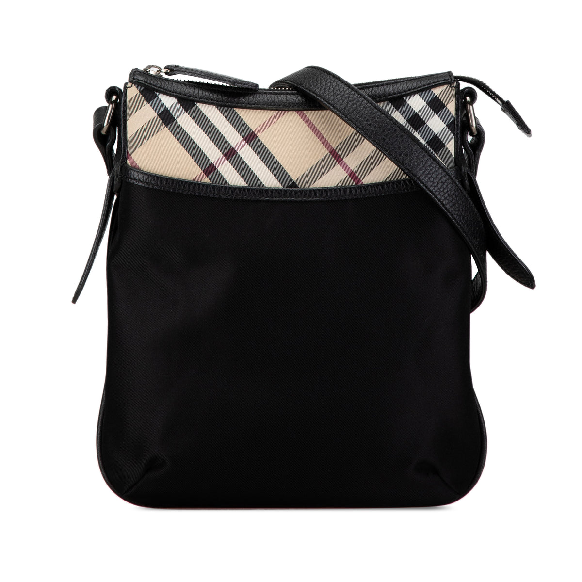 Nova Check Trimmed Nylon Crossbody