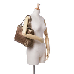 GG Satin Abbey D Ring Tote