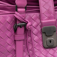Small Nappa Intrecciato Roma Satchel