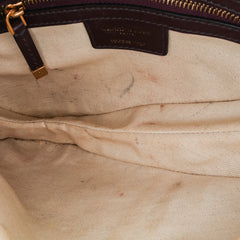 Oblique Canvas Saddle Bag