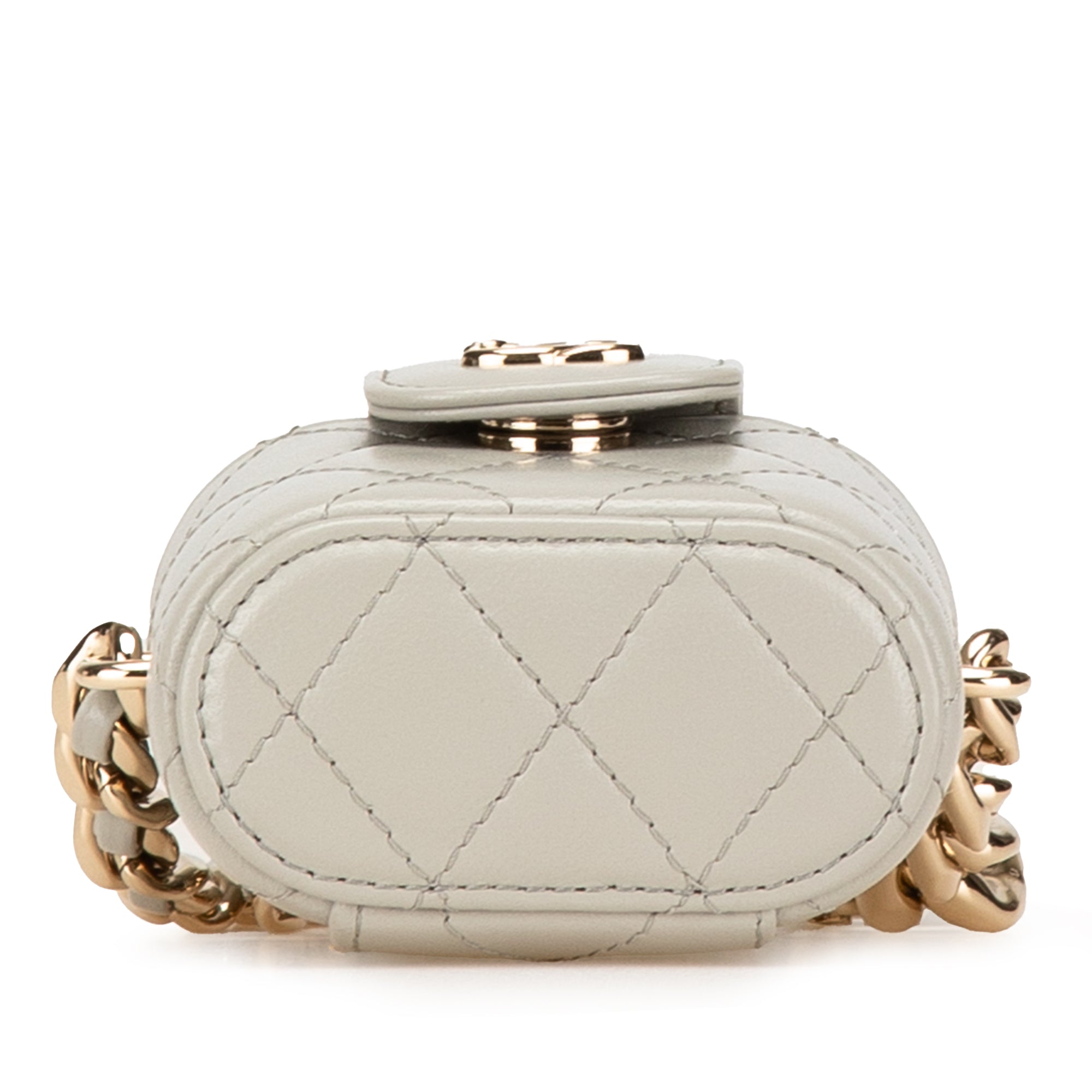 Mini Lambskin Elegant Chain Vanity Case