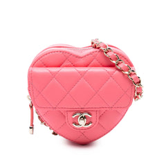 Mini Lambskin CC in Love Heart Crossbody