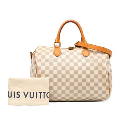 Damier Azur Speedy Bandouliere 30