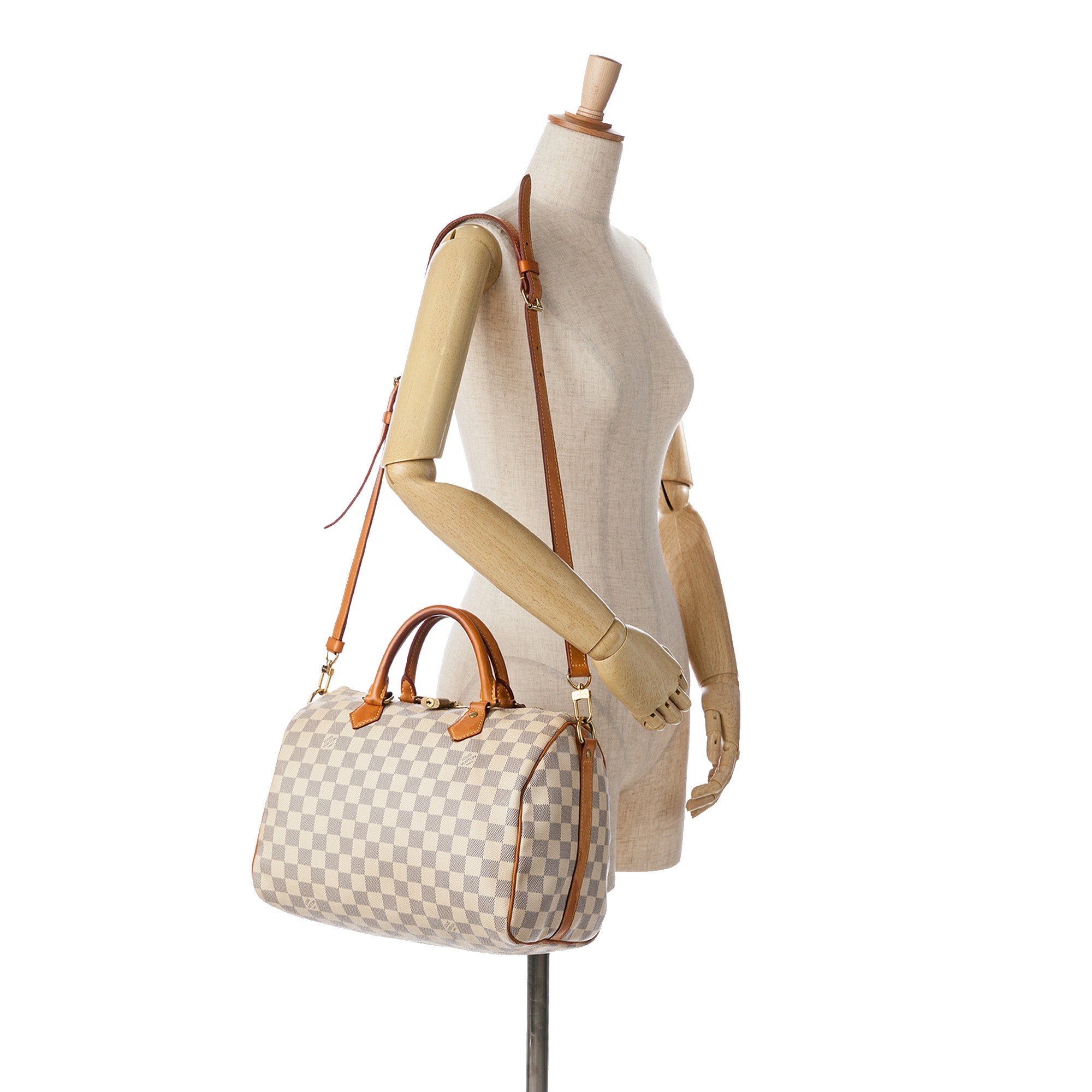 Damier Azur Speedy Bandouliere 30