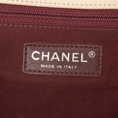CC Bicolor Quilted Calfskin and Caviar Single Flap