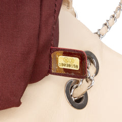 CC Bicolor Quilted Calfskin and Caviar Single Flap